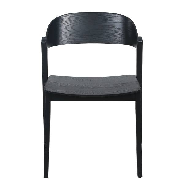 Esszimmerstuhl FLOMATON Schwarz - 2er Set