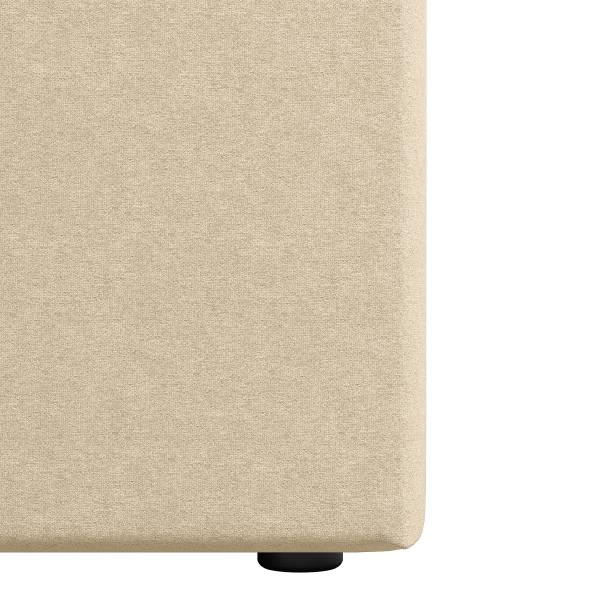 Boxspringbett Biadera mit Bettkasten Webstoff Pria: Creme - 180 x 200cm - H2