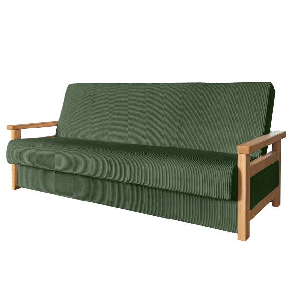Schlafsofa Hildi Cordstoff Zuri: Wintermoos