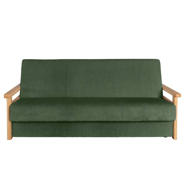 Schlafsofa Hildi Cordstoff Zuri: Wintermoos
