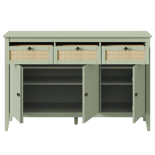 Madia BELLERIA Pino massello / Paglia di Vienna - verde oliva chiaro