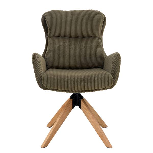 Set di 2 sedie girevoli SPATZ Cachi