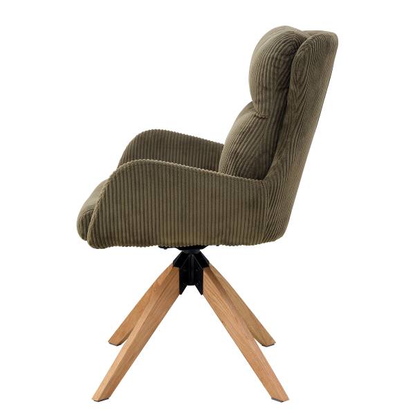 Set di 2 sedie girevoli SPATZ Cachi