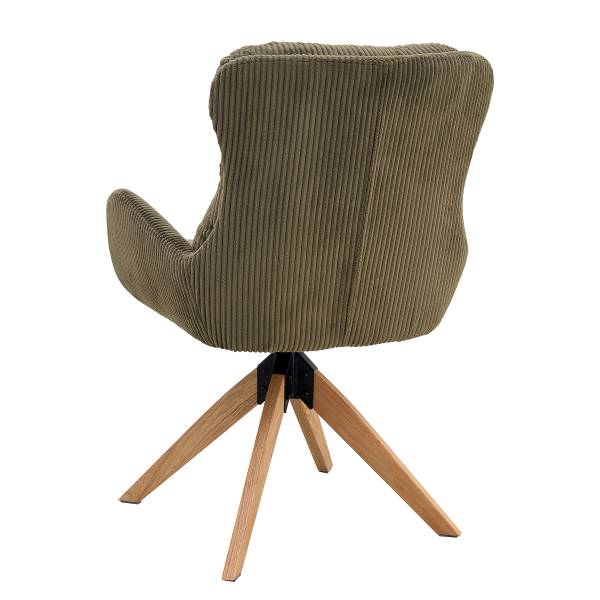 Set di 2 sedie girevoli SPATZ Cachi