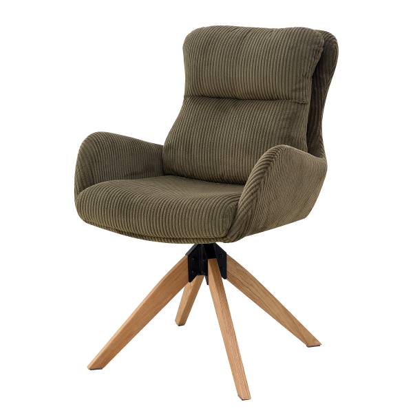 Set di 2 sedie girevoli SPATZ Cachi