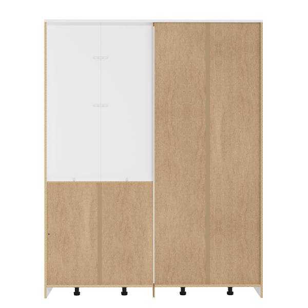Armoire à portes battantes Pastio Blanc