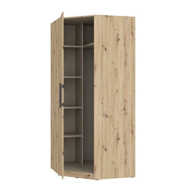 Hoekkast Longfort Artisan eikenhouten look