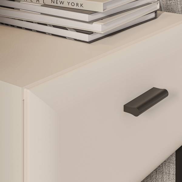 Comodino Kreong Cashmere / nero