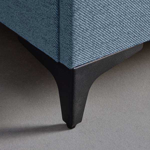 Boxspringbett Adinlow mit Bettkasten Flachgewebe Nea: Blau - 100 x 200cm