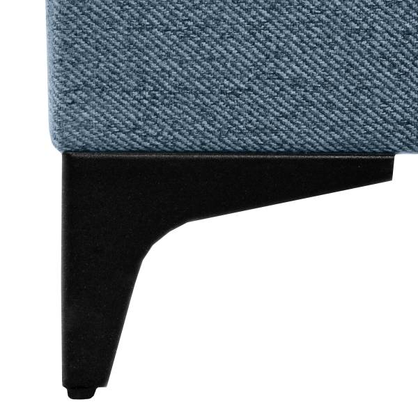 Boxspringbett Adinlow mit Bettkasten Flachgewebe Nea: Blau - 100 x 200cm