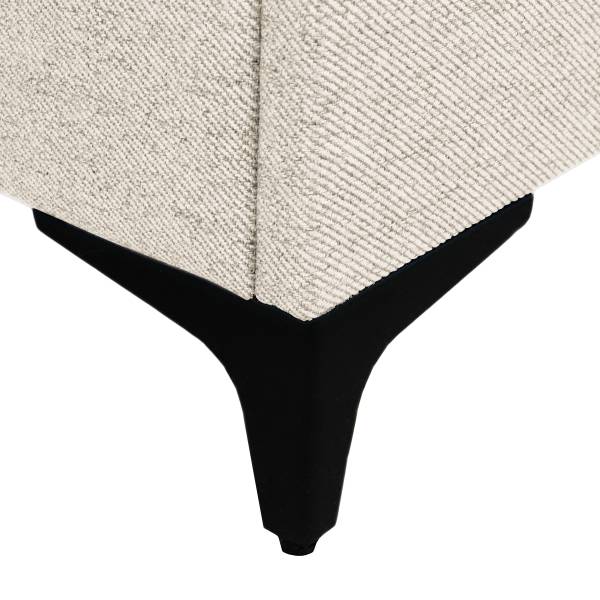 Boxspringbett Adinlow mit Bettkasten Flachgewebe Nea: Creme - 140 x 200cm