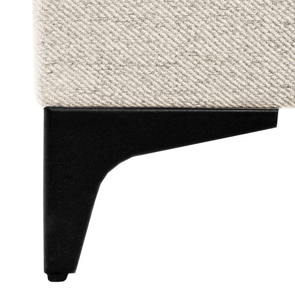 Boxspringbett Adinlow mit Bettkasten Flachgewebe Nea: Creme - 140 x 200cm
