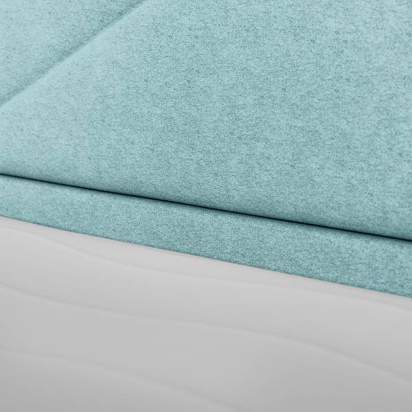 Boxspringbett Ledvina Webstoff Pria: Hellblau - 140 x 200cm - H2