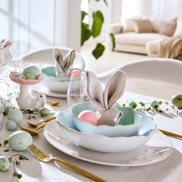 Ciotola GAIA Grès - Menta - Mint - 22 x 22 cm