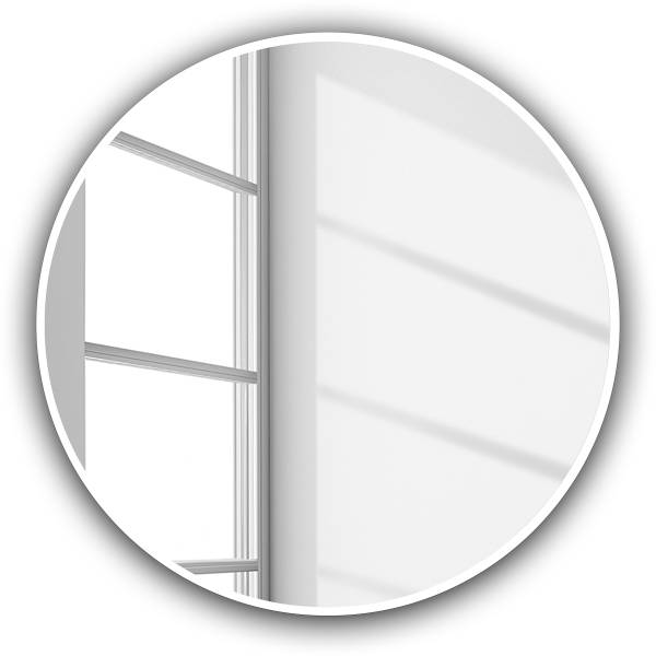 Beleuchteter Spiegelschrank Mira Silber
