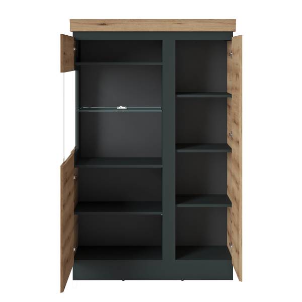 Highboard Zarina Eiche Evoke Dekor / Graphit