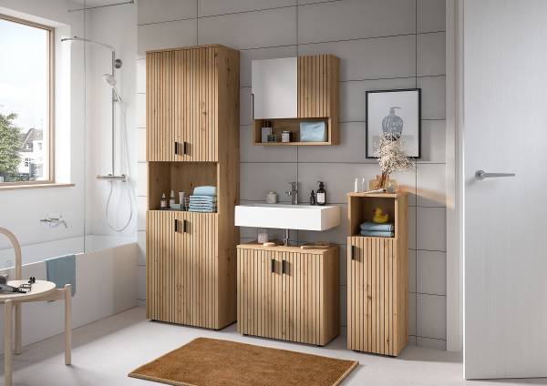 Badset Mone 2-teilig Kombi B Eiche Artisan Dekor