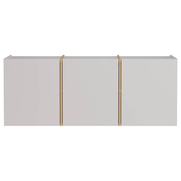 Commode Libbiano Plus Cachemire / Imitation chêne Navarra - Hauteur : 55 cm