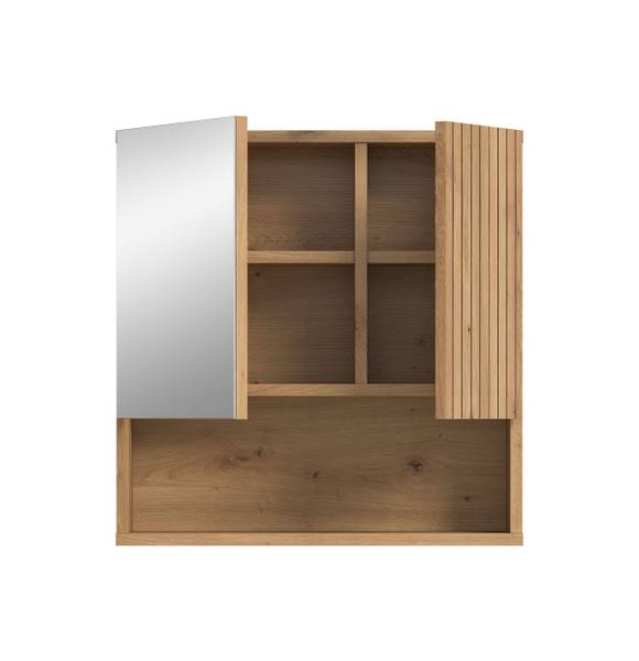 Armadietto specchio 2 ante Mone effetto rovere - Effetto quercia Artisan