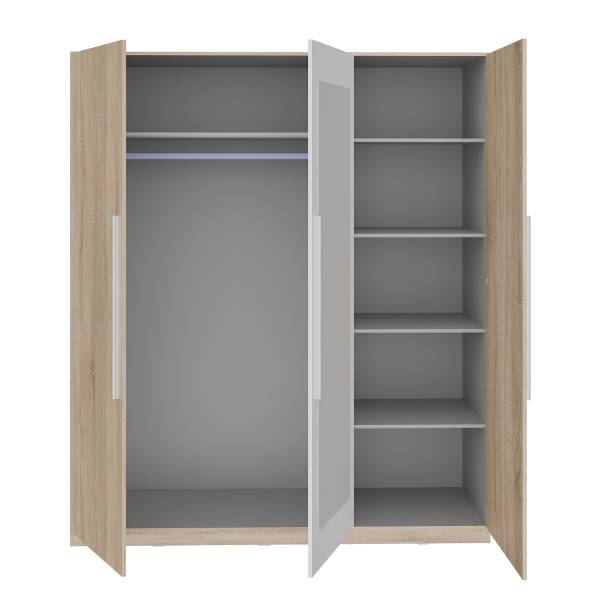 Armoire à portes battantes Heideck Imitation chêne de Sonoma