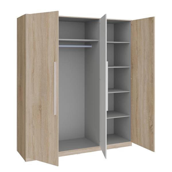 Armoire à portes battantes Heideck Imitation chêne de Sonoma