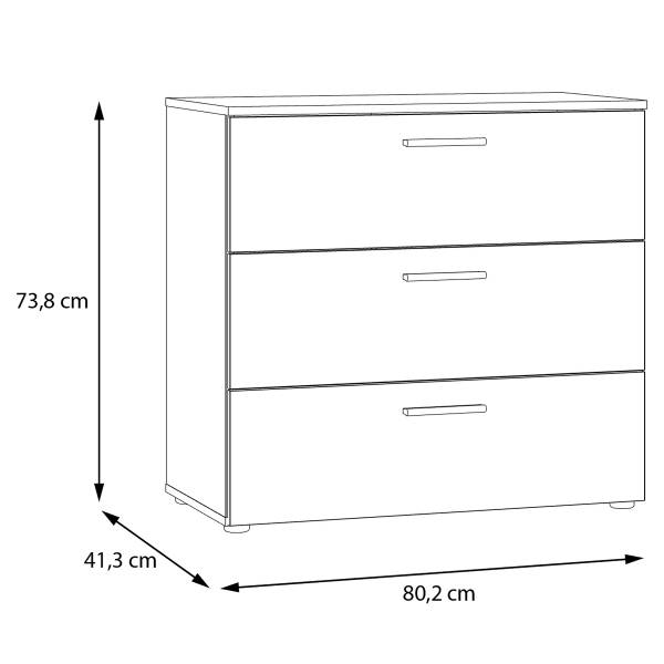 Kommode Cherby Kaschmir