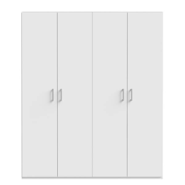Drehtürenschrank Loron Weiß - Breite: 178 cm