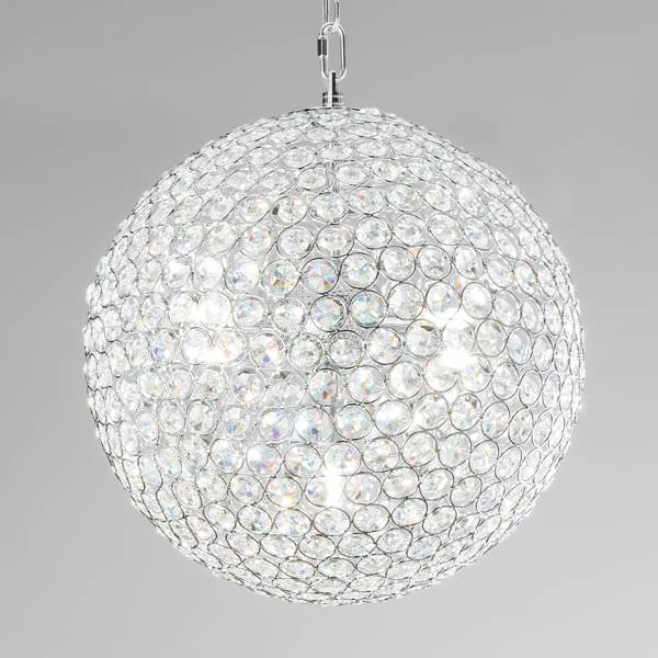 Pendelleuchte Planet Typ A Kristallglas / Aluminium - 5-flammig