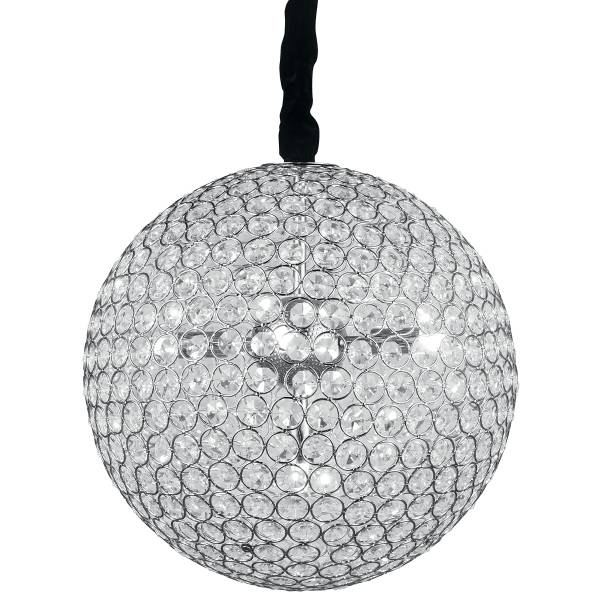 Pendelleuchte Planet Typ A Kristallglas / Aluminium - 5-flammig