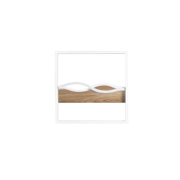 LED-Wandleuchte Hawaii Aluminium - 1-flammig - Weiß