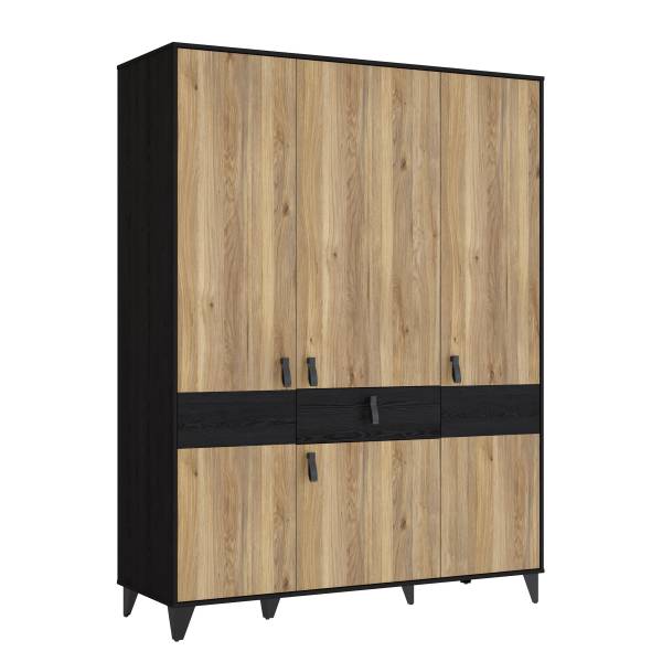 Armadio Rimak Effetto rovere nero / Effetto rovere
