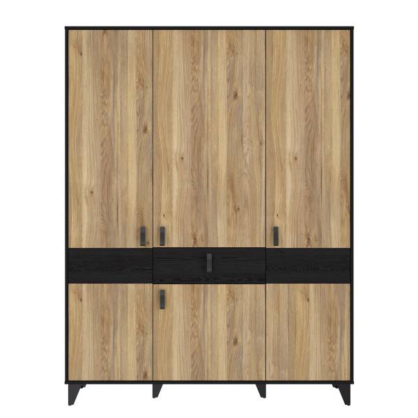 Armadio Rimak Effetto rovere nero / Effetto rovere