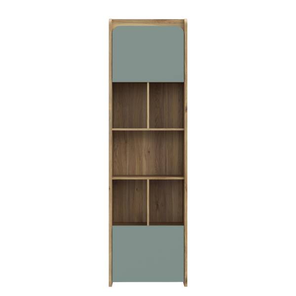 Scaffale Zarmi Salvia / Effetto rovere