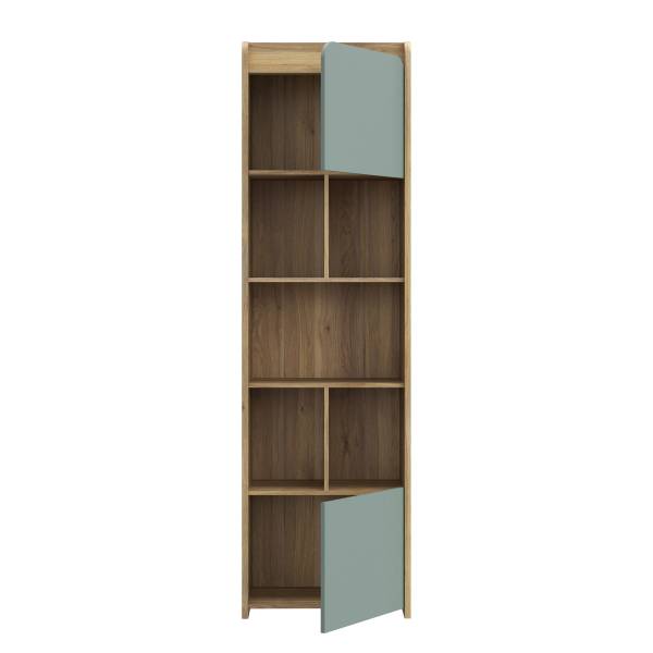 Scaffale Zarmi Salvia / Effetto rovere