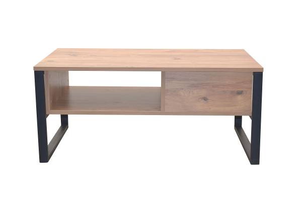 Tavolino da salotto Zadalis Effetto rovere / Antracite