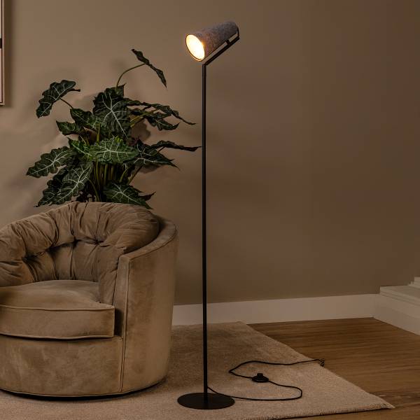 Stehleuchte Bensen Filz - Grau