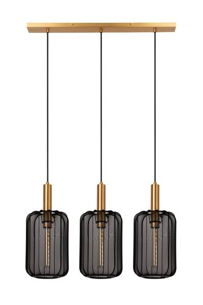 Pendelleuchte Corina Typ B Polyester - Schwarz