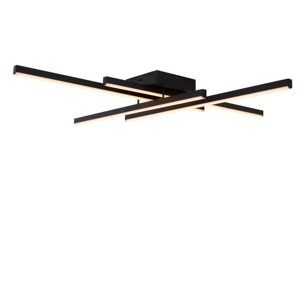 LED-plafondlamp Novak ijzer - zwart