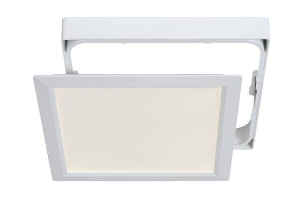 LED-plafondlamp Tendo aluminium - wit
