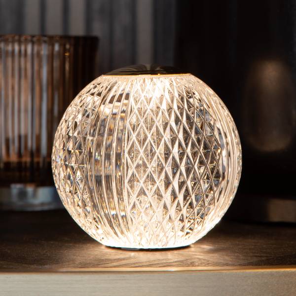 Akku-Tischleuchte Cintra Typ B Acrylglas - Durchmesser: 11 cm