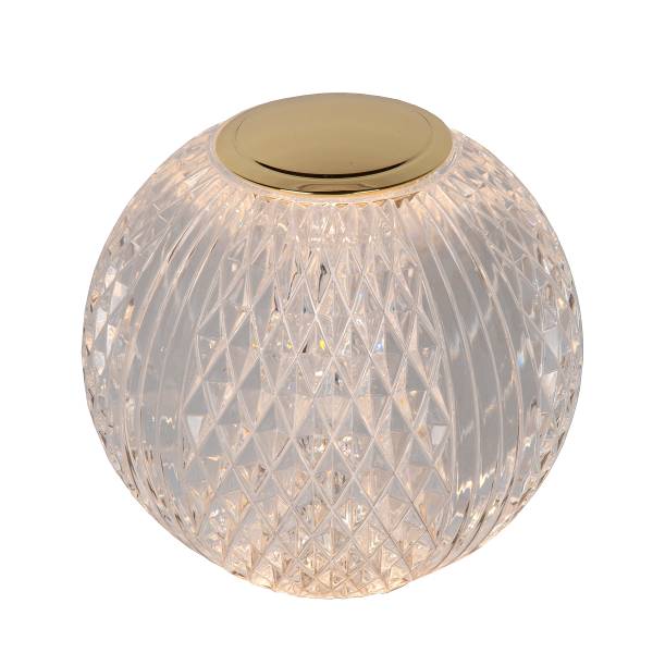 Akku-Tischleuchte Cintra Typ A Acrylglas - Transparent - Durchmesser: 9 cm