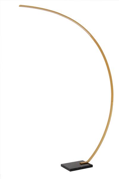 LED-Bogenleuchte  Curve Eisen - Gold