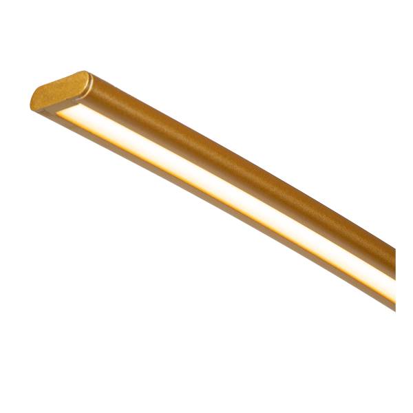 LED-Bogenleuchte  Curve Eisen - Gold