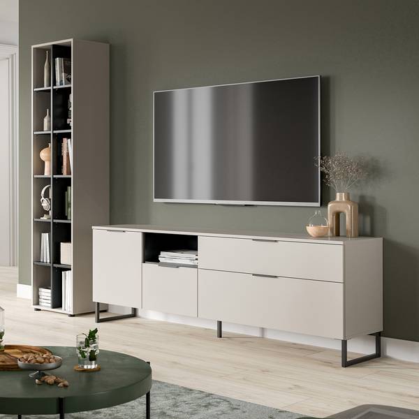 Ensemble Quario Étagère/Meuble TV -2 él. Cachemire / Noir