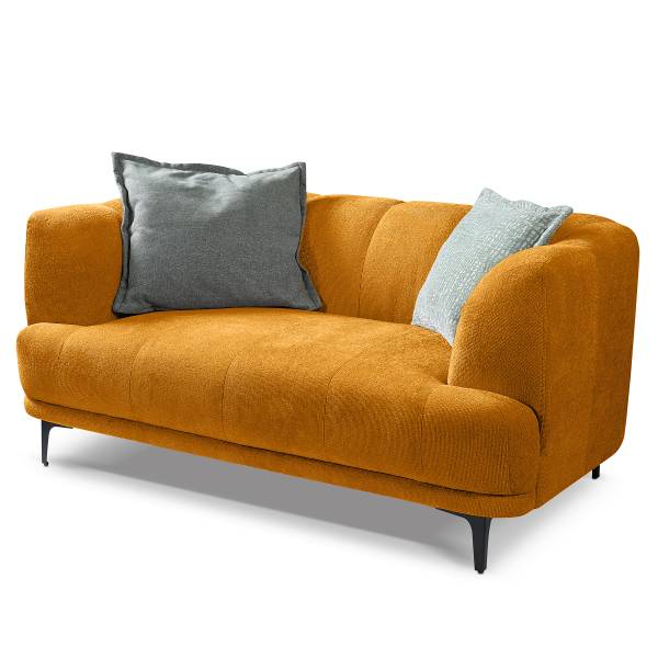 2-Sitzer Sofa Colel Chenille Gelia: Goldgelb