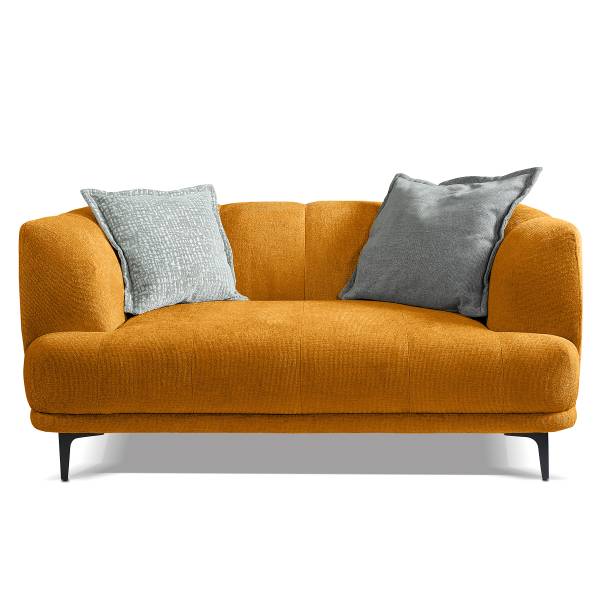 2-Sitzer Sofa Colel Chenille Gelia: Goldgelb