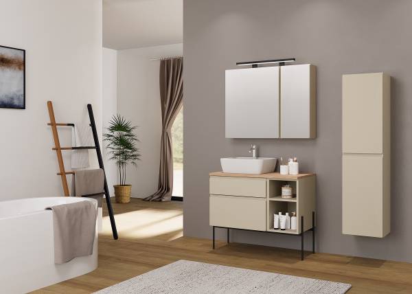 Spiegelkast met verlichting Körmend kasjmier