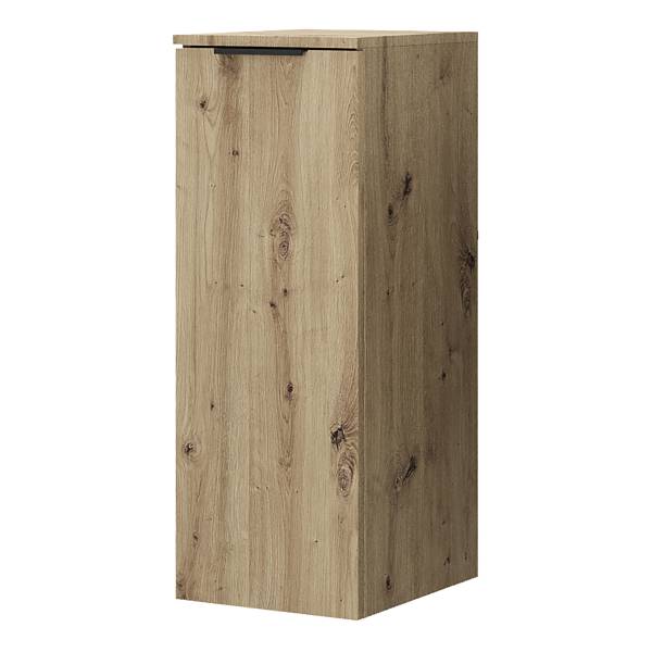 Mobile basso con 1 anta Tardona effetto rovere