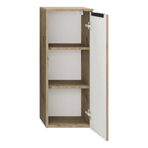 Mobile basso con 1 anta Tardona effetto rovere