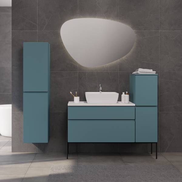 Spiegel met verlichting Balatoni spiegelglas - 110 x 72 x 3 cm